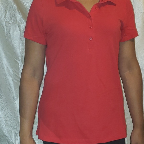 Time and Tru Tops - Red polo shirt
